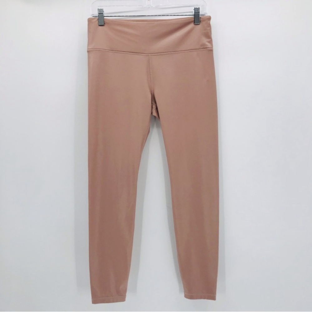 Athleta Mid Rise Leggings Pink Size Medium